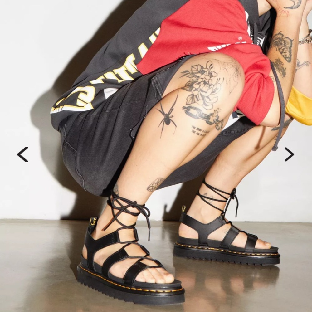 NARTILLA WOMEN'S LEATHER GLADIATOR SANDALS